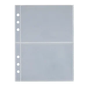 Clear 2-Pocket Refill Sheet (10 Sheets)